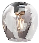 Redo - Klosz zamienny do lampy, żyrandola PIERCE śr. 15 cm czarny/dym