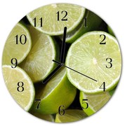 Zegar ścienny okrągły Limonka