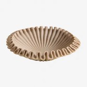 Dekoracyjna Misa Ø20 Cm Z Żywicy Irente Marrón Arena Claro & Ø20 Cm - Sklum