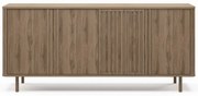 Komoda w dekorze dębu w naturalnym kolorze 180x80x40 cm Salma – Marckeric