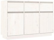 Skandynawska duża biała komoda z 3 szufladami E9-N32