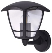 Czarny kinkiet ogrodowy elewacyjny A454 E6-E25