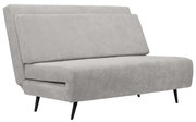 Jasnoszara rozkładana sofa 87 cm Mallory – Støraa