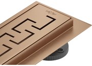 Mexen Flat M15 odpływ liniowy 50 cm, miedź szczotkowana - 1C24050-15