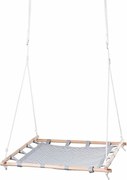 Woody Huśtawka kwadrat z tkaniną, 100 cm