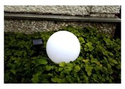 Solarna lampa ogrodowa LED Star Trading Globus, ⌀ 20 cm