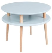 Stolik kawowy UFO MEDIUM 57x57 jasnoszary RAGABA