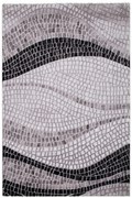 Dywan Toscana Fale szary 80 cm x 150 cm