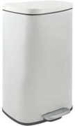 Spirella Kosz na śmieci z pedałem soft-close Akira 30 l, matowy biały, 30 l