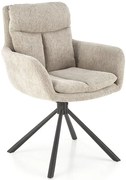 Beżowe Krzesło Z Funkcją Obracania O 180 Stopni T5-P47
