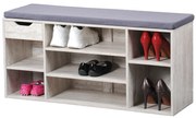 Szafka na buty z szufladą i miękkim siedziskiem, 101 x 29 x 48 cm