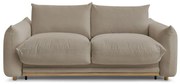 Beżowa rozkładana sofa 214 cm Ernest – Bobochic Paris