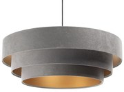 Lampa wisząca TRIO szara/złota BPS KONCEPT