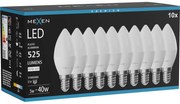 Mexen Nova 10x żarówka LED E14, C37, 5W, Neutralna - 4000K, 525 lm - L102-E14-0540-01x10