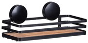 WENKO 24979800-Półka ALBA 26,5x12,5 cm czarna/brązowa
