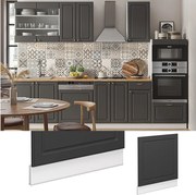 Panel przedni antracytowo-złoty 60x1.6x67.4 fame-line