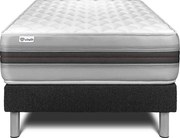 lózka z materacem VITALMEMO BACK 120 x 190 cm Rama lózka Czarny