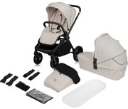 Lionelo - Wózek wielofunkcyjny 2w1 MIKA PLUS Piaskowy