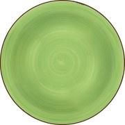 Lamart LT9097 ceramiczny głęboki talerz Happy,średnica 21,5 cm, zielony