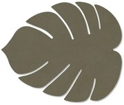Mata stołowa ze skóry ekologicznej 22x26 cm Monstera Leaf Nupo – LIND DNA