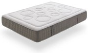 Twardy/średnio twardy piankowy dwustronny materac termoregulacyjny 140x200 cm HEXAFLEX GEL – Moonia