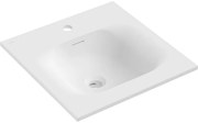 Mexen Vela umywalka wpuszczana w blat 46 x 46,5 cm, biała mat - 25234501