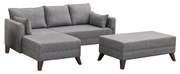 Narożna sofa rozkładana Bella Corner Left 2 Grey