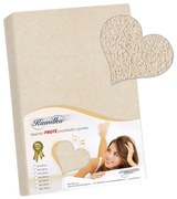 Bellatex prześcieradło frotte naturalne, 120 x 200cm, 120 x 200 cm