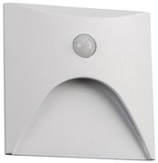 Kanlux 39141 - oprawa schodowa LED z czujnikiem EXIN 2,5 W/230 V 4000 K IP65 biała, kwadratowa