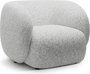 Jasnoszary fotel Kate – Micadoni