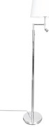 ByRydens 1988780-5000 Lampa stojąca ORLANDO 1xE27/5W/230V+LED/3W biała/chrom