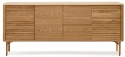 Niska komoda w dekorze dębu 200x86 cm Lenon – Kave Home
