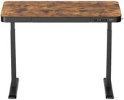 Do pracy biurko na stojąco rustykalny brąz E6-Z97