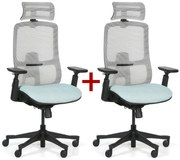 Krzesło biurowe JANE 1+1 GRATIS, zielone