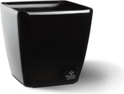 Flower Lover Osłonka na doniczkę Quadrato Easy czarny, 18 cm