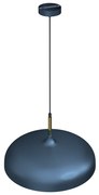 Lampa wisząca LINCOLN BLUE/GOLD 1xE27 45cmgranatowa, złota, pojedyncza