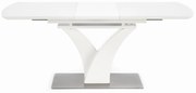 PALERMO stół rozkładany biały mat, prostokatny, V, glamour, nowoczesy