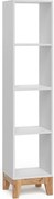 Półka dziecięca biały/artystyczny 35.2x30x159.5 malia