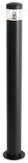 Nowoczesna lampa zewnętrzna czarna 80 cm IP44 z LED - Roxy
