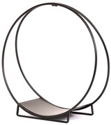 Stojak metalowo-drewniany okrągły, 70 x 71 x 29 cm