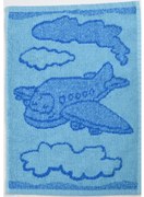 Ręcznik dziecięcy BEBE samolot niebieski 30x50 cm