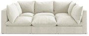 Beżowa sofa 255 cm Manao – Makamii