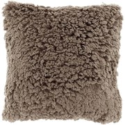 Dekoracyjna poduszka KJELD 45x45 cm, brązowa