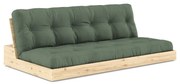 Zielona rozkładana sofa 196 cm Base – Karup Design
