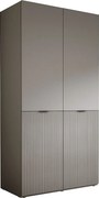 Szafa: Platynowa Szarość, 100 x 200 x 51 cm