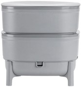 Szary kompostownik 30 l Urbalive – Plastia