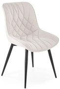 Krzesło tapicerowane K567 kremowe HALMAR