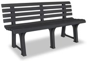 Ogrodowa ławka szara C6-C80