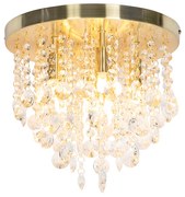 Inteligentna lampa sufitowa złota ze szkłem w tym 6 Wi-Fi G9 - Medusa ArtDeco Oswietlenie wewnetrzne