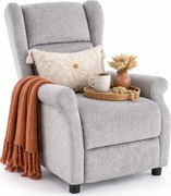 Popielaty fotel masujący P1-A93